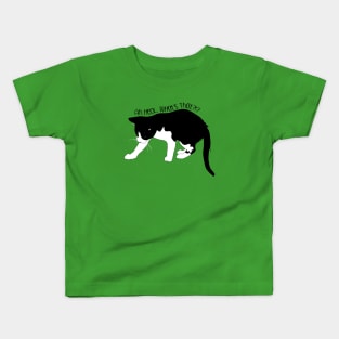 Ah Heck, Whats That Cat Kids T-Shirt